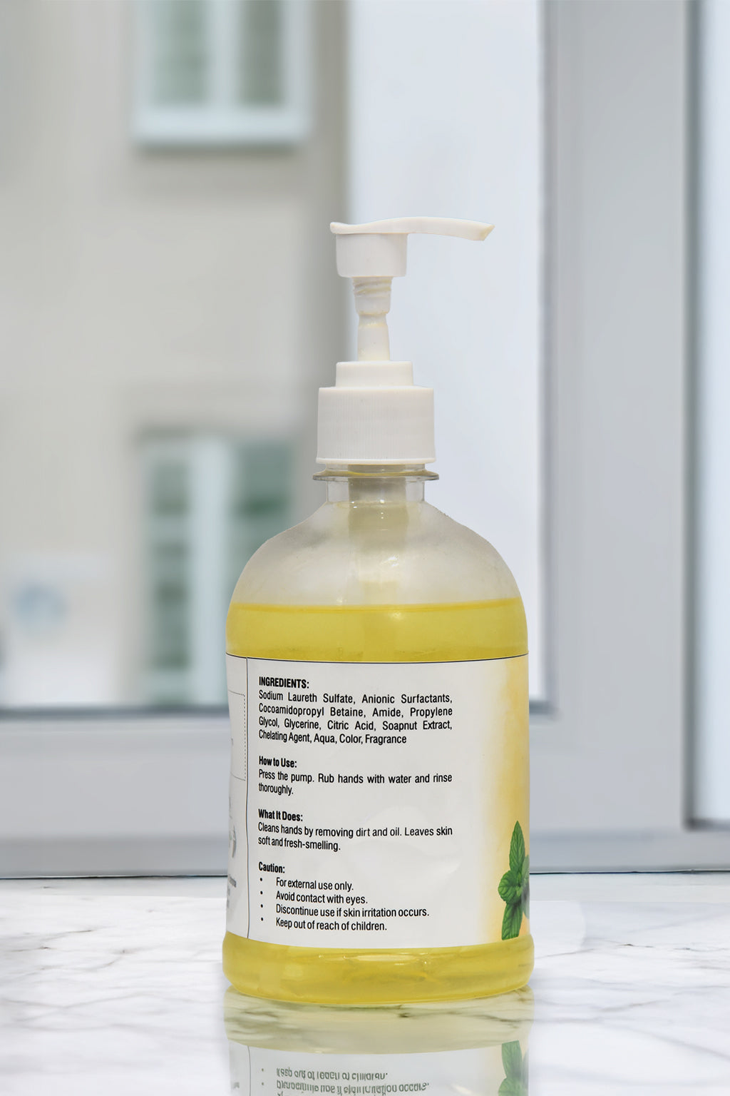 THE BLUE STUFF Citra Green Hand Wash - Gentle Exfoliating Formula | Perfect Clean with Pure Glycerin | Citrus & Mint Freshness | 500 Ml
