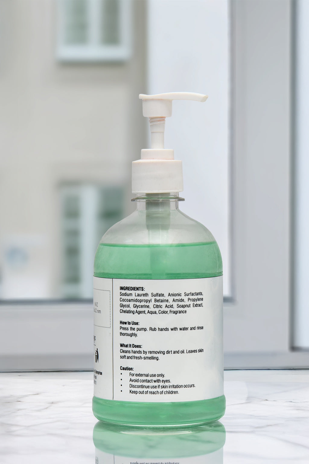 THE BLUE STUFF Ocean Water Hand Wash - Gentle Exfoliating Formula | Perfect Clean with Pure Glycerin | Moisturizing & Refreshing  | 500Ml